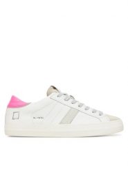 D.A.T.E. Sneakersy Hill Low W421-HL-VC Biały. Białe obuwie sportowe damskie D.A.T.E., ze skóry, bez zapięcia. W wyprzedaży za 399.99 zł.