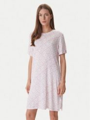 DKNY Koszula nocna YI30058 Różowy Regular Fit. Czerwone koszule nocne i halki DKNY, bez wzorów, z wiskozy, bez ramiączek. Za 319.99 zł.