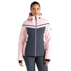 Damska Kurtka Narciarska Flurry. Czerwone kurtki sportowe damskie Dare 2b, xl, bez wzorów, z materiału, z kapturem. Za 223.99 zł.