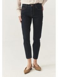 TATUUM Dżinsy - Skinny fit - w kolorze granatowym rozmiar: 40. Niebieskie jeansy damskie TATUUM, z podwyższonym stanem. Za 183.15 zł.