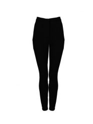 Patrizia Pepe Spodnie | DP01278/A2DX | Kobieta | Czarny. Czarne spodnie materiałowe damskie Patrizia Pepe, bez wzorów, z elastanu. W wyprzedaży za 299.00 zł.