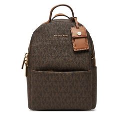 Plecak MICHAEL Michael Kors. Brązowe plecaki MICHAEL Michael Kors, bez wzorów. Za 989.99 zł.