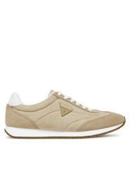 Guess Sneakersy FLJJO2 LEA12 Beżowy. Brązowe obuwie sportowe damskie Guess, z materiału, bez zapięcia. Za 269.99 zł.