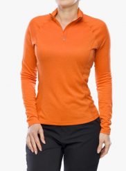 Bluza termoaktywna damska Montane Dart Zip Neck. Brązowe bluzy damskie Montane, l, bez wzorów, z materiału, bez kaptura. Za 159.49 zł.