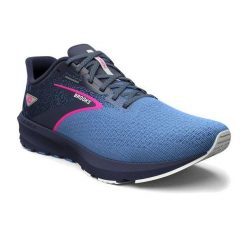 Buty do biegania damskie Brooks Launch 10. Niebieskie obuwie sportowe damskie Brooks, bez zapięcia, do biegania. Za 349.99 zł.