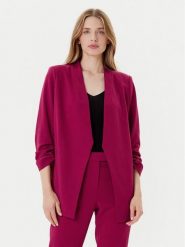 DKNY Marynarka P9RCAAWI Bordowy Regular Fit. Czerwone marynarki i żakiety damskie DKNY, l, bez wzorów, z syntetyku. Za 379.99 zł.