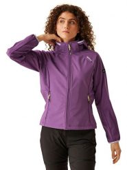 Regatta Kurtka softshellowa "Bourda" w kolorze fioletowym rozmiar: 46. Różowe kurtki sportowe damskie Regatta, m, bez wzorów, bez kaptura. Za 161.73 zł.