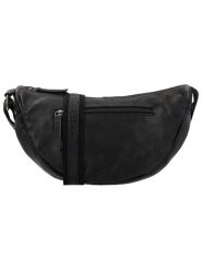 HIDE & STITCHES Skórzana saszetka w kolorze czarnym - 32 x 17 x 10 cm rozmiar: onesize. Czarne nerki i saszetki damskie HIDE & STITCHES, bez wzorów, z materiału. Za 173.99 zł.