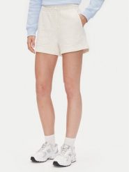 Tommy Jeans Szorty sportowe Tjw Script Short Ext DW0DW20353 Beżowy Regular Fit. Brązowe spodenki sportowe damskie Tommy Jeans, xl, bez wzorów, z bawełny. Za 179.99 zł.