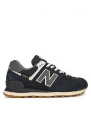 New Balance Sneakersy U574RUS Czarny. Czarne obuwie sportowe damskie New Balance, ze skóry, bez zapięcia. Za 319.99 zł.