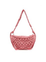 DeeZee Torebka BLB09 Różowy. Czerwone listonoszki damskie DeeZee, bez wzorów, z materiału, bez dodatków. Za 99.99 zł.