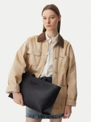 Tommy Jeans Torebka Tjw Must Tote AW0AW18772 Czarny. Czarne shopper bag Tommy Jeans, z jeansu, bez dodatków. Za 409.99 zł.