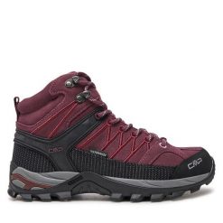 Trekkingi CMP. Czerwone obuwie sportowe casual damskie CMP, bez zapięcia. Za 329.99 zł.