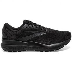 Buty do biegania damskie Brooks Ghost 16. Czarne obuwie sportowe damskie Brooks, bez zapięcia, do biegania. Za 759.99 zł.