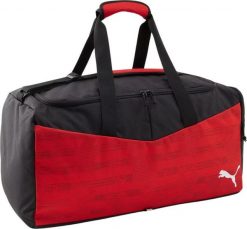 Torba podróżna Puma individualRISE Medium. Czerwone torby podróżne Puma, bez wzorów, z materiału. Za 141.99 zł.