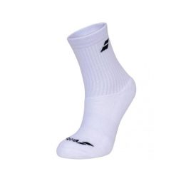 Skarpety tenisowe dla dorosłych Babolat 3pary. Białe skarpetki damskie BABOLAT, bez wzorów. Za 62.99 zł.