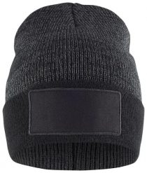 Clique Hubert Patch Reflective czapka dziana z akrylu z naszywką bawełnianą. Szare czapki damskie CLIQUE, z aplikacjami, z bawełny. Za 112.25 zł.
