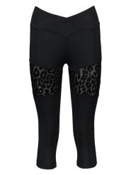 LASCANA Legginsy funkcyjne w kolorze czarnym rozmiar: 32/34. Czarne legginsy sportowe damskie LASCANA, bez wzorów, z materiału, outdoorowe. Za 74.63 zł.