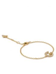 Guess Bransoletka JUBB05 442JW Złoty. Żółte bransoletki damskie Guess, metalowe. Za 209.99 zł.