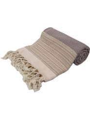 Samimi Chusta hammam w kolorze żółto-brązowym - 180 x 100 cm rozmiar: onesize. Brązowe chusty damskie Samimi, bez wzorów, z bawełny. Za 78.95 zł.