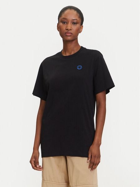 HUGO T-Shirt Vintage 50518139 Czarny Relaxed Fit. Czarne t-shirty damskie Hugo, l, bez wzorów, z bawełny, bez kołnierzyka. Za 119.99 zł.