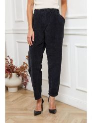 Joséfine Spodnie "Altazar" w kolorze czarnym rozmiar: L. Czarne spodnie materiałowe damskie Joséfine, bez wzorów, z materiału. Za 183.59 zł.