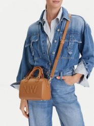 Nine West Torebka EO-Lira II-LX20085 Brązowy. Brązowe torebki klasyczne damskie Nine West, z materiału, bez dodatków. Za 269.99 zł.