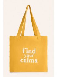 CALMA HOUSE Torba "Rambla" w kolorze żółtym na zakupy - 35 x 40 cm rozmiar: onesize. Żółte shopper bag CALMA HOUSE, bez wzorów, z bawełny, bez dodatków. Za 34.95 zł.