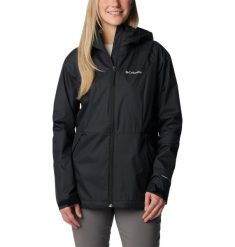 Kurtka Sportowa Z Kapturem Damska Columbia Inner Limits. Czarne kurtki damskie Columbia, xs, bez wzorów, z materiału, z kapturem. Za 410.95 zł.