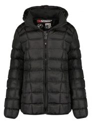 Geographical Norway Kurtka pikowana "Babette" w kolorze czarnym rozmiar: XXL. Czarne kurtki damskie Geographical Norway, xxl, bez wzorów, bez kaptura. Za 184.89 zł.