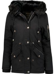 Geographical Norway Parka "Boldina" w kolorze czarnym rozmiar: L. Czarne parki damskie Geographical Norway, l, bez kaptura. Za 206.42 zł.