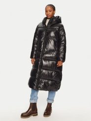 Save The Duck Płaszcz zimowy D41864W LUCK19 Czarny Loose Fit. Czarne kurtki damskie Save the duck, na zimę, bez wzorów, z syntetyku, bez kaptura. Za 849.99 zł.