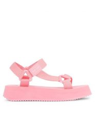 Tommy Jeans Sandały Tjw Eva Sandal EN0EN02466 Różowy. Czerwone sandały damskie Tommy Jeans, bez wzorów, z jeansu, bez obcasa, na płaskiej podeszwie, bez zapięcia. Za 329.99 zł.