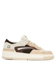 D.A.T.E. Sneakersy Torneo Pop W431-TO-PO Szary. Szare obuwie sportowe damskie D.A.T.E., ze skóry, bez zapięcia. Za 609.99 zł.