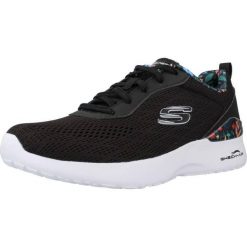 Kapcie SKECHERS SKECH-AIR DYNAMIGHT PRINTED Czarny. Białe kapcie damskie Skechers, z tkaniny. Za 299.99 zł.