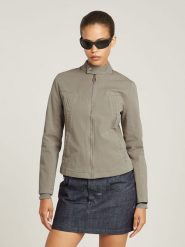 G-Star Kurtka przejściowa w kolorze khaki rozmiar: S. Brązowe kurtki damskie G-Star, s, bez wzorów, z bawełny, bez kaptura. Za 259.95 zł.