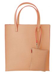 Remember Shopper bag w kolorze pomarańczowym - 34 x 35,5 x 11,5 cm rozmiar: onesize. Pomarańczowe shopper bag Remember, bez wzorów, z materiału, bez dodatków. Za 92.42 zł.