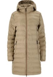 Długa lekka kurtka puchowa damska Whistler Froze. Brązowe kurtki damskie WHISTLER, l, bez wzorów, z materiału, bez kaptura. Za 355.50 zł.