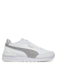 Puma Sneakersy St Runner V4 Sl Glitter Jr 401586 01 Biały. Białe buty sportowe dziewczęce Puma, bez wzorów, ze skóry, bez zapięcia. Za 189.99 zł.