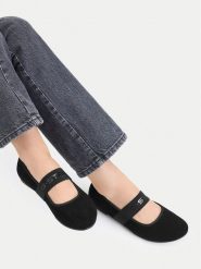 G-Star Raw Baleriny CEO-WS5038-02 Czarny. Czarne balerinki damskie G-Star, bez wzorów, ze skóry. Za 159.99 zł.