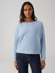 OPUS Bluza w kolorze błękitnym rozmiar: 36. Niebieskie bluzy damskie Opus, bez wzorów, z bawełny, bez kaptura. Za 149.31 zł.