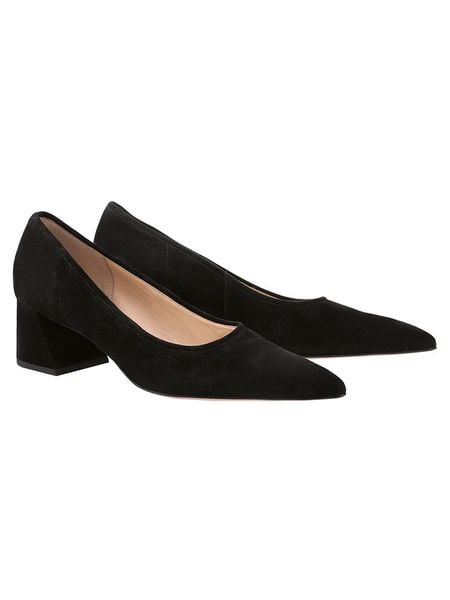 Högl Skórzane czółenka w kolorze czarnym rozmiar: 42. Czarne czółenka damskie Högl, bez wzorów, bez obcasa. Za 275.40 zł.