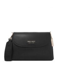 Nine West Torebka CEO-East-Village-Essential-LX9962 Czarny. Czarne listonoszki damskie Nine West, bez wzorów, z materiału, bez dodatków. Za 279.99 zł.