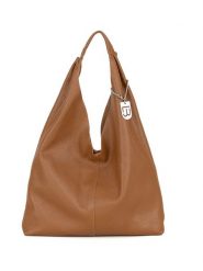 Lucca Baldi Skórzany shopper bag "Catanzaro" w kolorze jasnobrązowym - 46 x 35 x 5 cm rozmiar: onesize. Brązowe shopper bag Lucca Baldi, bez wzorów, z materiału, na ramię, bez dodatków. Za 341.79 zł.