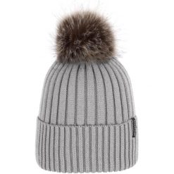 Czapka damska VIKING Hana Pompon Life Style. Szare czapki damskie Viking, bez wzorów. Za 98.28 zł.