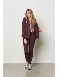 &Co Woman Spodnie "Penny" w kolorze brązowym rozmiar: 3XL. Brązowe spodnie materiałowe damskie &Co Woman, bez wzorów, z materiału. Za 165.31 zł.