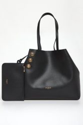 Torebka shopper Emblème BALMAIN. Shopper bag Balmain, bez wzorów, bez dodatków. Za 5,159.00 zł.