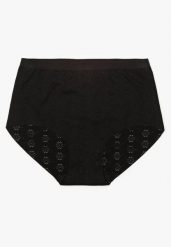 Czarna Bielizna Modelująca Majtki High Waist Lilialira. Czarna bielizna korygująca Renee, bez wzorów, z jeansu. Za 9.99 zł.
