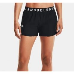 Spodenki fitness damskie Under Armour Play Up 3.0. Czarne obuwie sportowe damskie Under Armour, bez zapięcia, na fitness i siłownię. Za 96.99 zł.