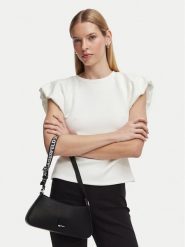 Karl Lagerfeld Jeans Torebka B3W30174 Czarny. Czarne torebki klasyczne damskie Karl Lagerfeld Jeans, z jeansu, bez dodatków. Za 549.99 zł.